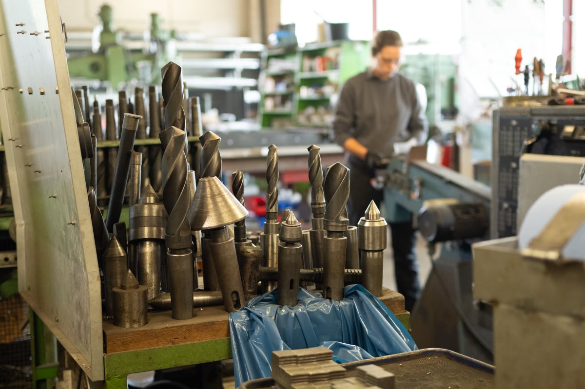 Maschinenbau bei Jöhnk Böklund - Ein Blick in unsere Werkstatt.